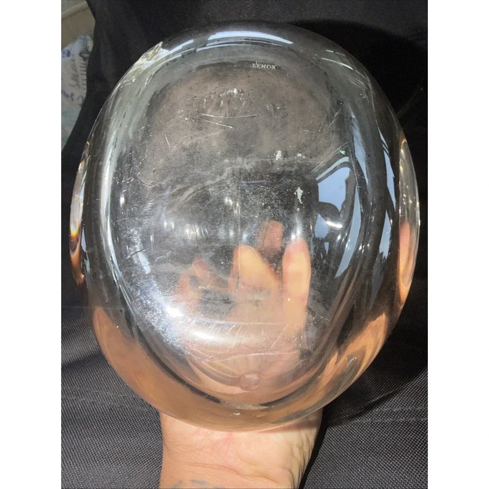 Lenox Tuscany Collection Classics Crystal 48 oz Pierced Tilted Wine Decanter